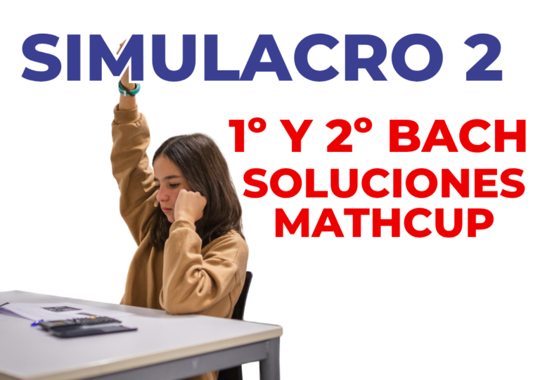 SOLUCIONES SIMULACRO 2 (1º Y 2º BACH)