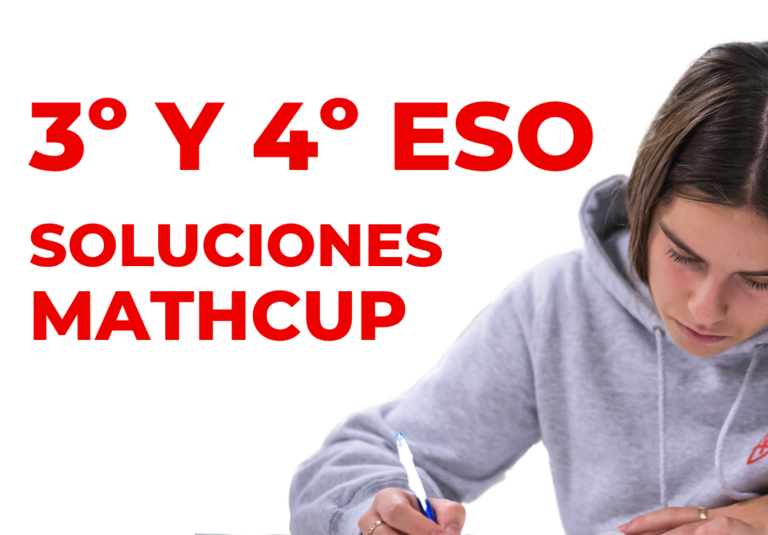 SOLUCIONES 3º Y 4º ESO